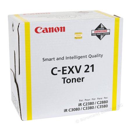 Toner Canon Laser CEXV21 Amarillo 14000 pág (0455B002)