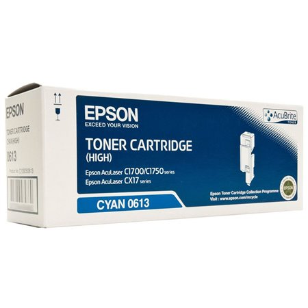 Toner Epson Impresión LED Cian 1400 páginas(C13S050613)