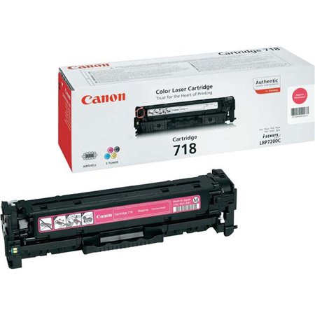 Toner Canon Laser 718M Magenta 2900 páginas (2660B002)