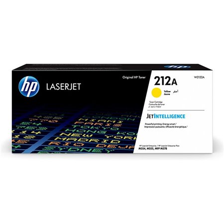 Toner HP LaserJet 212A Amarillo 4500 páginas (W2122A)