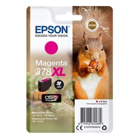 Tinta EPSON Magenta 378XL Claria Photo (C13T37934010)