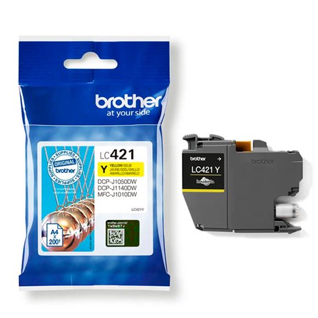 Tinta BROTHER Amarillo (LC421Y)