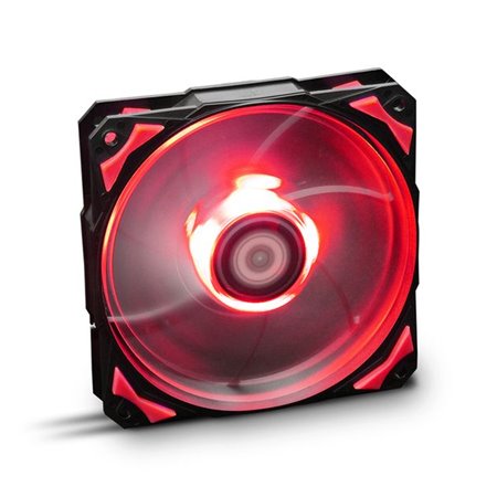 Ventilador NOX HFAN 120mm RGB Rojo (NXHUMMERF120LR)