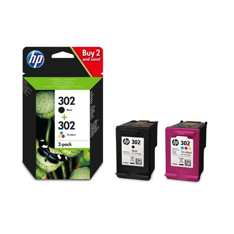 Tinta HP Pack Negro-Color (X4D37AE) N302