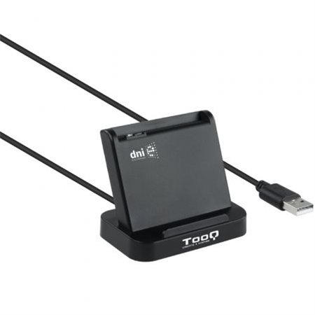Lector tarjetas TOOQ DNIe Vision USB 2.0 Negro (TQR-220