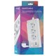 Regleta Sobremesa Nanocable 3Tomas+2USB (10.37.0013-W)