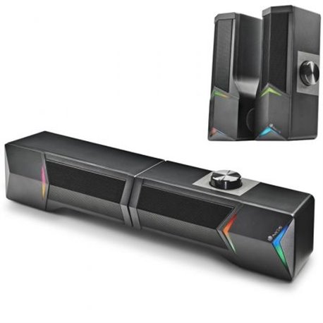 Barra de Sonido NGS 2.0 Bluetooth 12W Negro (GSX-B1200)