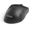 Ratón NILOX Óptico USB-A 1000dpi Negro (MOUSB1001)