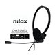 Auriculares+Micro NILOX Jack3.5mm Negro (NXCM0000004)