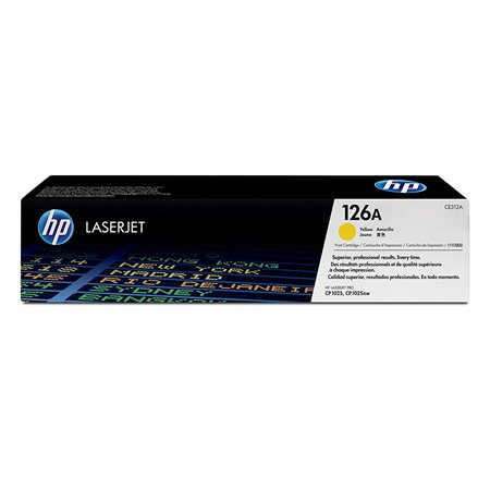 Toner HP LaserJet Pro 126A Amarillo 1000 pág (CE312A)