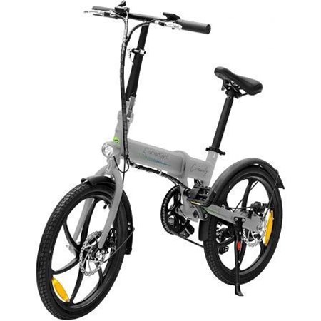Bicicleta Eléctrica SmartGyro 250W 20" Plata (SG27-166)