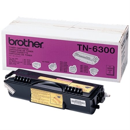 Toner BROTHER Laser Negro 3000 páginas (TN-6300)