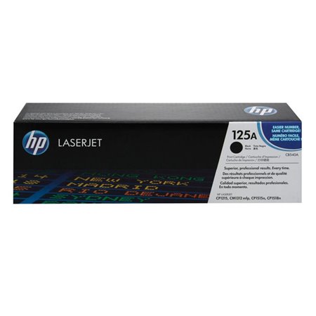 Toner HP LaserJet 125A Negro 2200 páginas (CB540A)