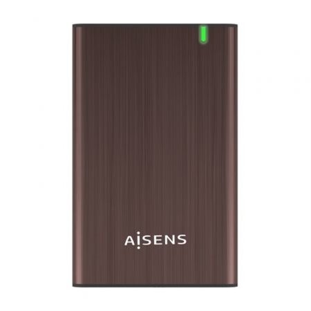 Caja HDD AISENS 2.5" SATA USB3.0/3.1 Marrón ASE-2525BWN