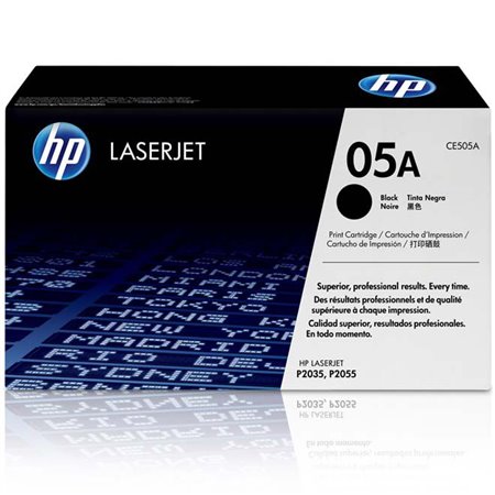 Toner HP LaserJet 05A Negro 2300 páginas (CE505A)