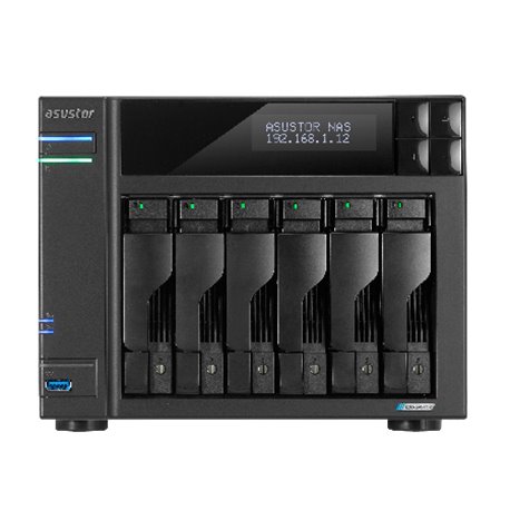 NAS ASUSTOR Cel N5105 6Bahias 3.5" (AS6706T)