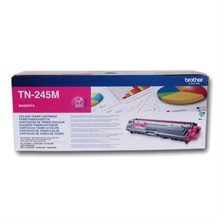 Toner BROTHER Impresión LED Magenta 2200 pág (TN-245M)