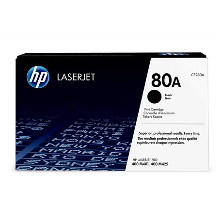 Toner HP Laser Negro 80A (CF280A)                           