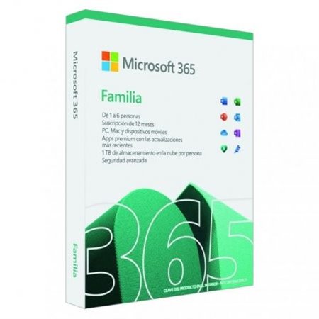Microsoft 365 Familia 6 Usuarios 1 Año (6GQ-01603)