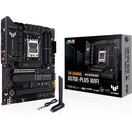 ASUS TUF GAMING X670E-PLUS WIFI: (AM5) 4DDR5 HDMI ATX
