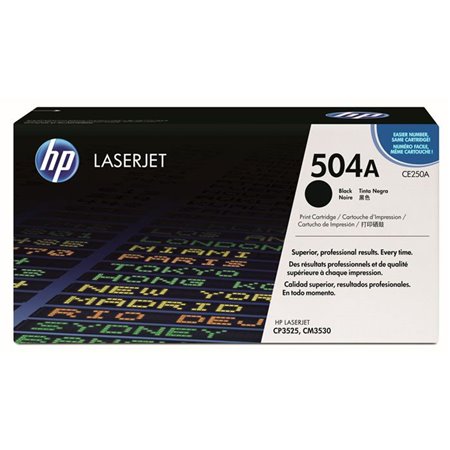 Toner HP Laser Negro 504A (CE250A)                          