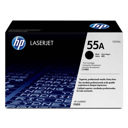 Toner HP LaserJet Pro 55A Negro 6000 páginas (CE255A)