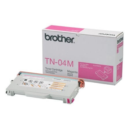 Toner BROTHER Laser Magenta 6600 páginas (TN-04M)