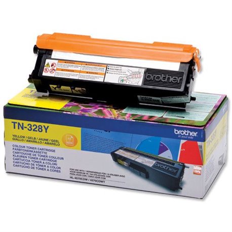 Toner BROTHER Amarillo (TN-328Y)                            