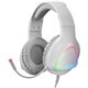 Auriculares Mars Gaming Rainbow RGB Flow Blanco(MH222W)