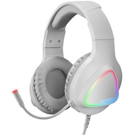 Auriculares Mars Gaming Rainbow RGB Flow Blanco(MH222W)