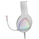 Auriculares Mars Gaming Rainbow RGB Flow Blanco(MH222W)