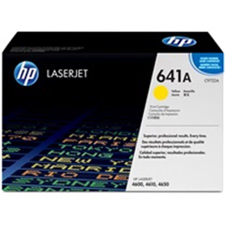 Toner HP LaserJet 641A Amarillo 8000 páginas (C9722A)