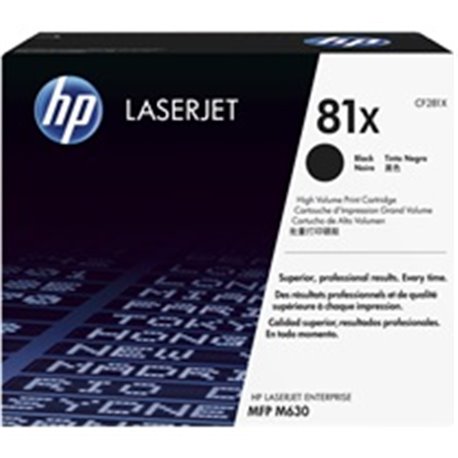 Toner HP Laser Negro 81X (CF281X)                           