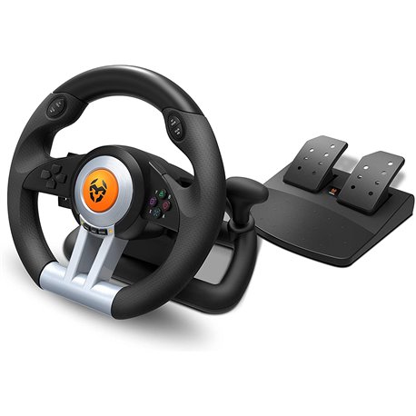 Volante+pedales KROM K-Wheel Multiplataforma NXKROMKWHL