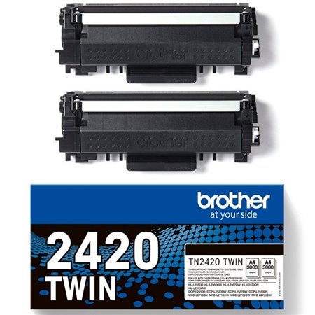 Pack Toner BROTHER TN2420 2Unidades (TN2420TWIN)