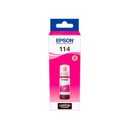 Botella Epson EcoTank 114 Magenta 70ml (C13T07B340)