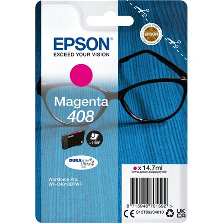 Tinta EPSON 408 Magenta (C13T09J34010)