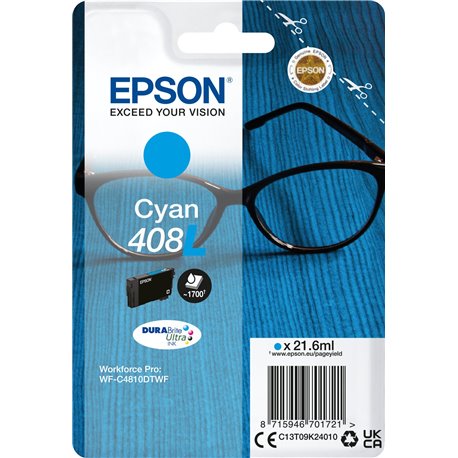 Tinta EPSON 408L Cian (C13T09K24010)