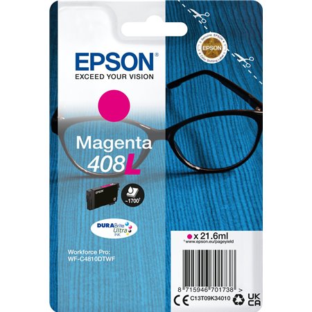 Tinta Epson 408L Magenta 21.6ml 1700 pág (C13T09K34010)