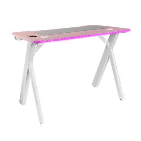 Mesa MARS GAMING RGB/mando 100cm Rosa (MGD100RGBP)