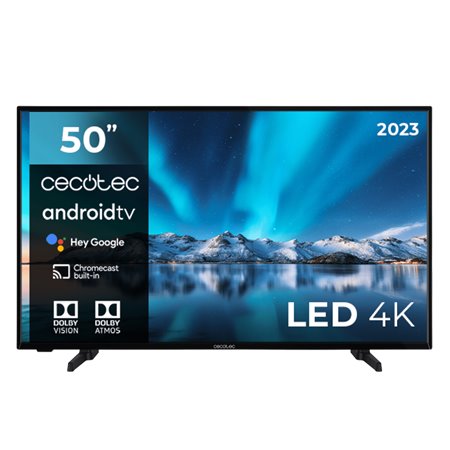 TV CECOTEC 50" A1 ALU10050 LED 4K UHD Smart TV (02561)