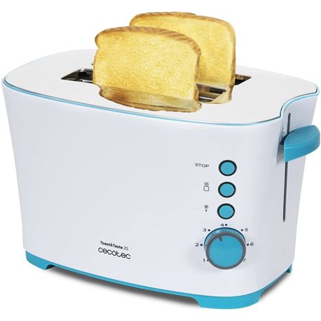 Tostadora Vertical CECOTEC Toast&Taste 2S 650W (3027)