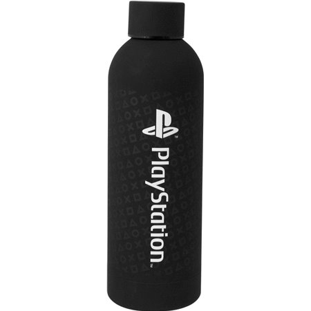 Botella Acero 600ml PlayStation Blanco/Negro PLSZ00321