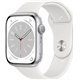 Apple Watch S8 GPS 45mm Silver/Sport White (MP6N3TY/A)