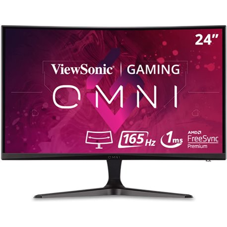 MONITOR VIEWSONIC 24 CURVO LED FHD HDMI DP 165Hz