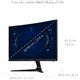 MONITOR VIEWSONIC 24 CURVO LED FHD HDMI DP 165Hz