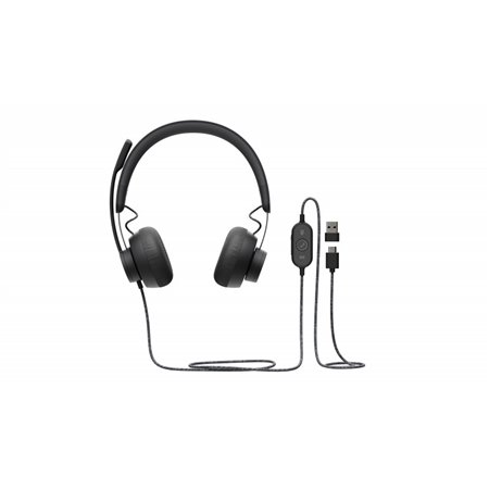 Auriculares+micro LOGITECH Zone Wired Usb (981-000875)