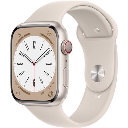 Apple Watch Serie 8 Cell 45mm  Starlight (MNK73TY/A)