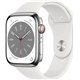 Apple Watch Serie 8 Cell 45mm Silver/White (MNKE3TY/A)