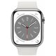 Apple Watch Serie 8 Cell 45mm Silver/White (MNKE3TY/A)